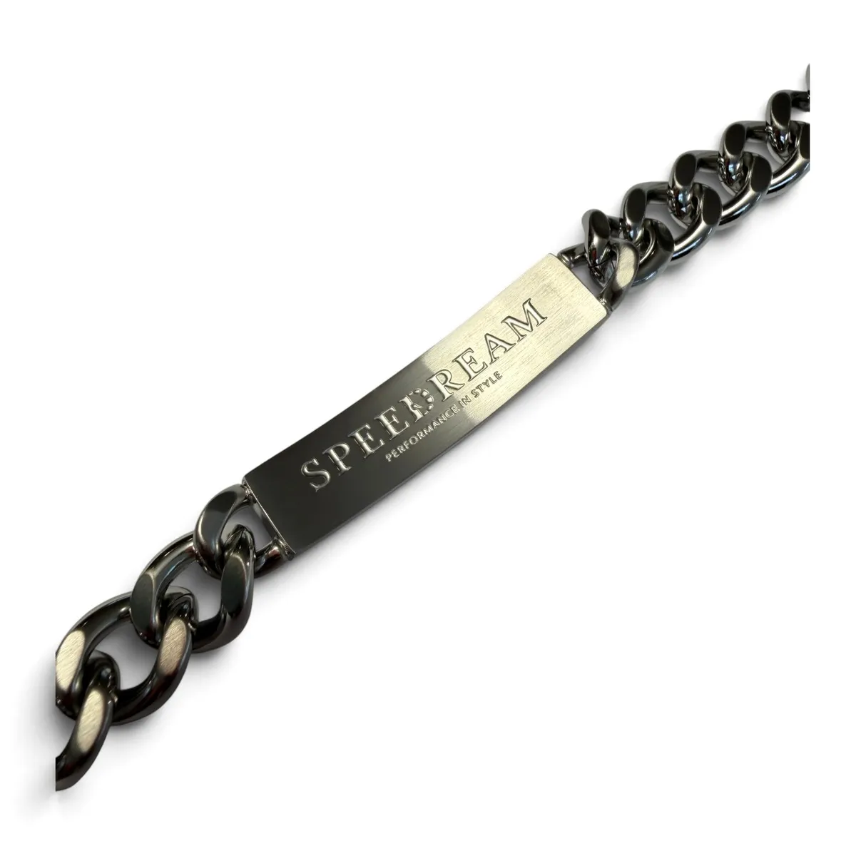 235 REIMS – graviertes Edelstahl-Armband (Ansicht 3/4)