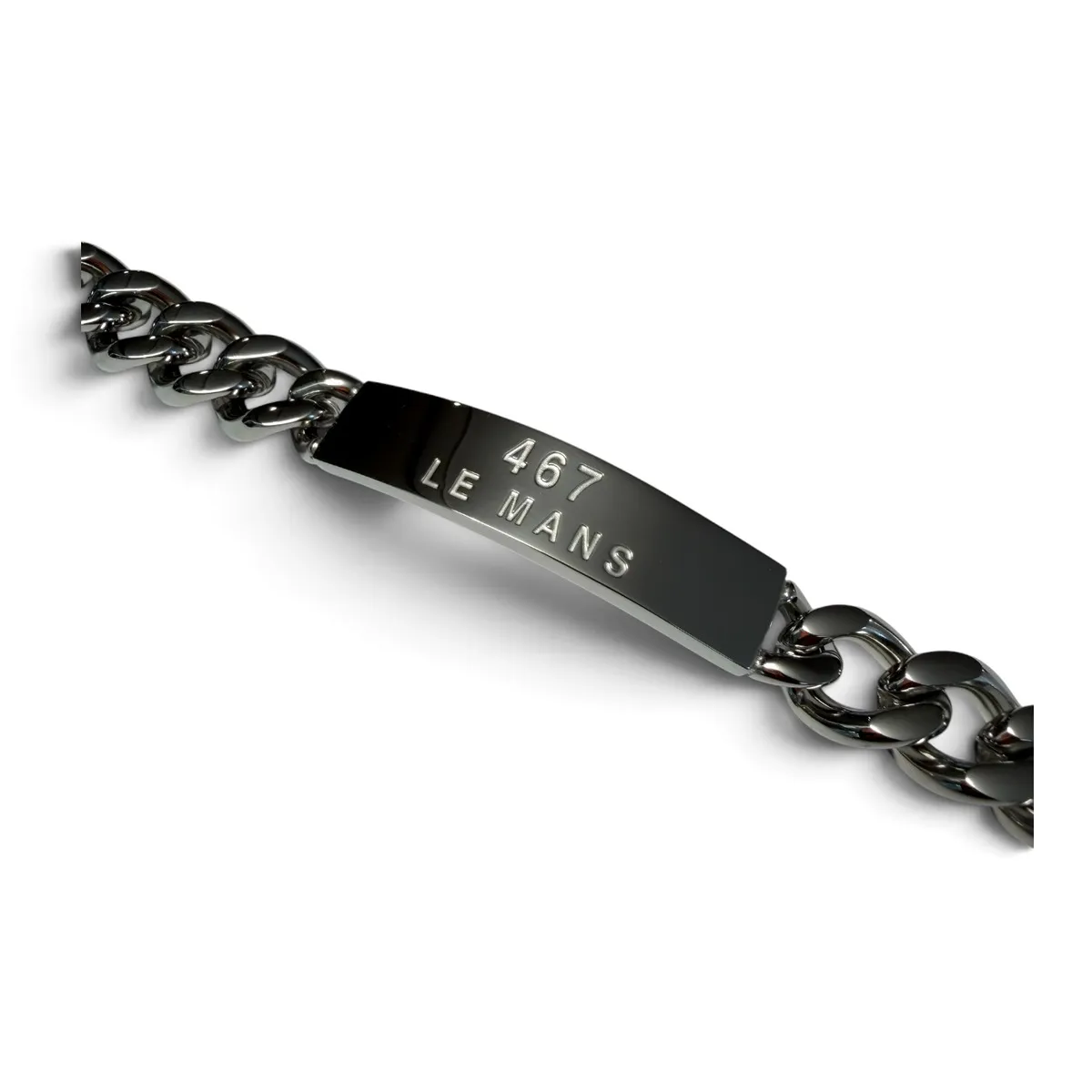 467 LE MANS – graviertes Edelstahl-Armband (Ansicht 2/4)