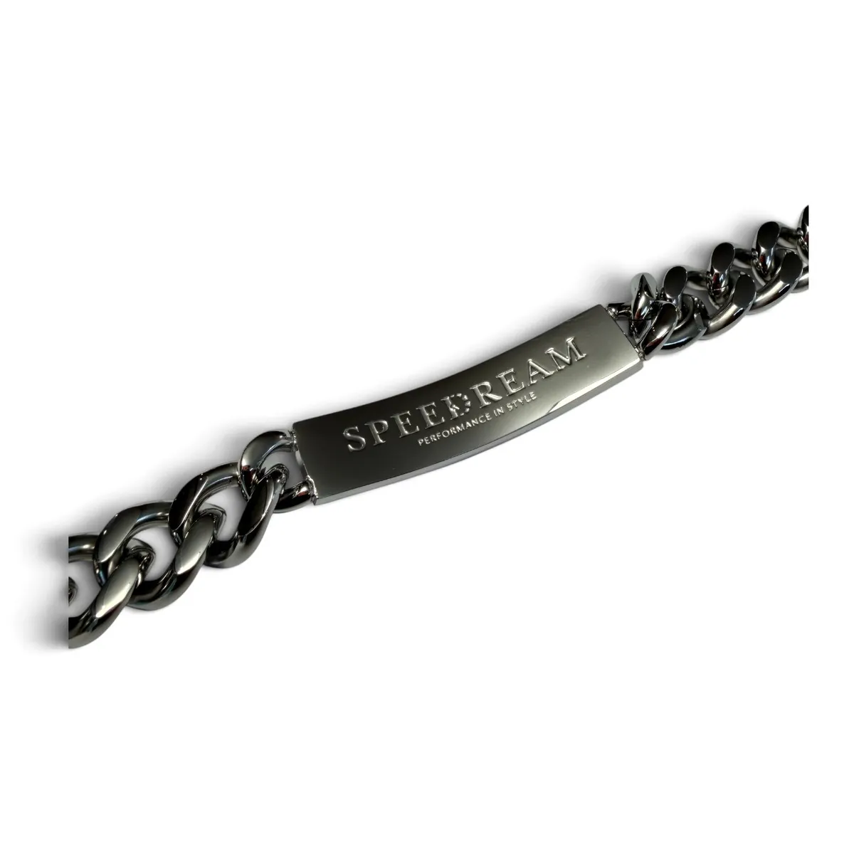 467 LE MANS – graviertes Edelstahl-Armband (Ansicht 3/4)