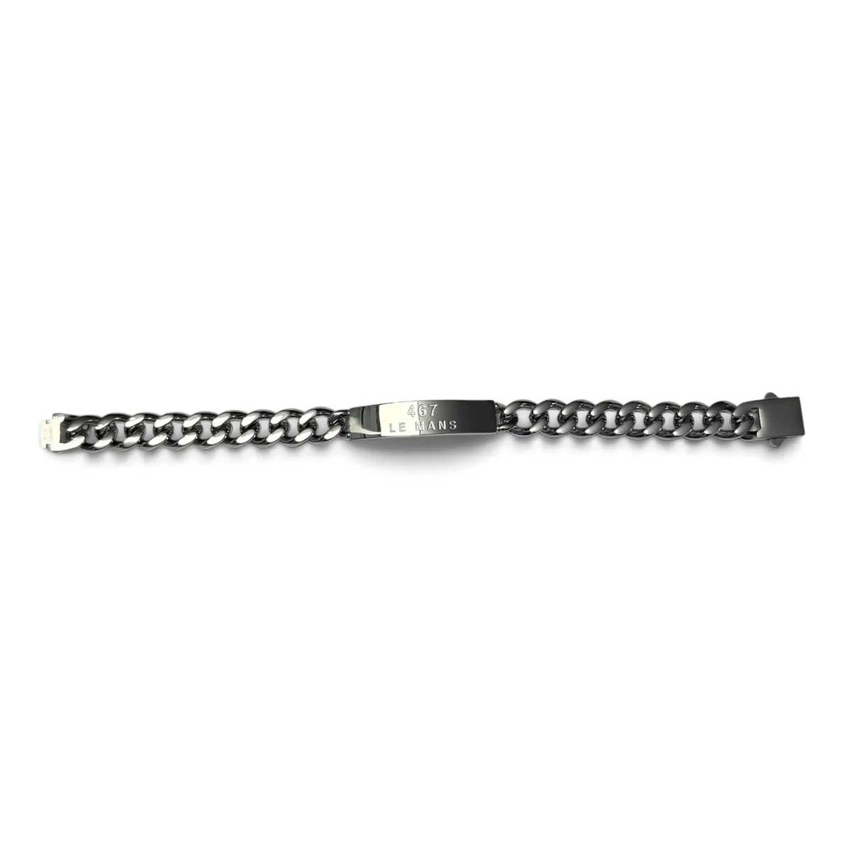 467 LE MANS – graviertes Edelstahl-Armband (Ansicht 4/4)